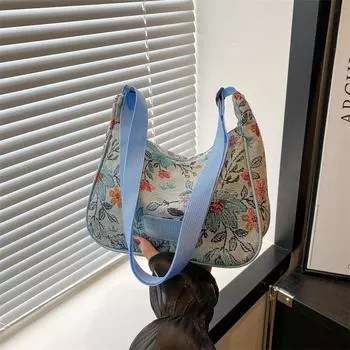 2024 летняя новая модная сумка через плечо для студента, школьная сумка для женщин, простая модная сумка большой вместимости чёрный