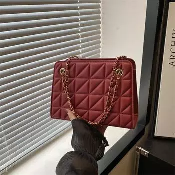 2024 летняя новая популярная повседневная сумка-мессенджер, простая и модная сумка для поездок на работу, простая и модная маленькая квадратная сумка чёрный