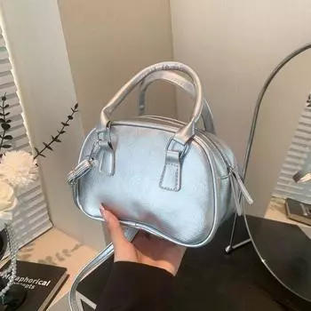 2024 летняя новая ретро-тенденция мода маленькая квадратная сумка простая сумка через плечо простая модная сумка-мессенджер сумка для поездок на работу чёрный