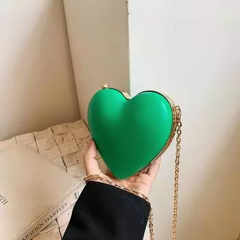 2024 летняя новая сумка-мессенджер на цепочке Love Chain женская сумка мини однотонная акриловая иностранная газовая клипса сумка белый