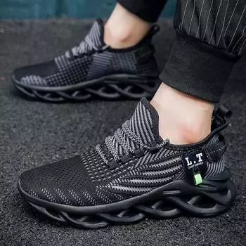 2024 летняя обувь, мужская повседневная обувь с воздушной сеткой, легкие дышащие мужские молодежные спортивные кроссовки для мальчиков, обувь больших размеров 39-50 39 белый