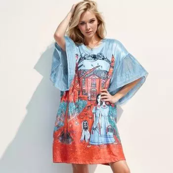 2024 летняя стильная женская футболка с принтом большого размера с круглым вырезом, женская модная повседневная футболка, черные футболки 4XL