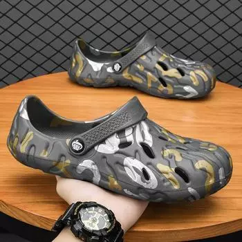 2024 Лето Большой Размер 48/49 Мужские Тапочки Большие Размеры Сандалии Мужская Повседневная Обувь Модные Роскошные Сандалии Комфорт Домашние Мягкие Тапочки 40