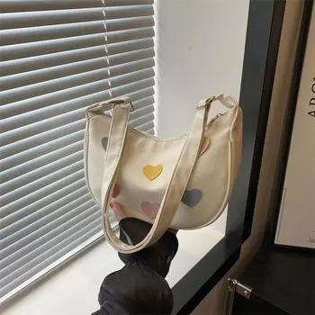 2024 Лето Новый Модный Тренд Досуг Большая Вместимость Студенческая Класс Сумка Для Езды На Пригородах Модная Досуг Сумка Для Женщин чёрный