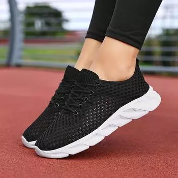 2024 Lightweight Men Casual Shoes Breathable Slip on Male Casual Sneakers Anti-slip Men s Flats Outdoor Walking Shoes 35 чёрный