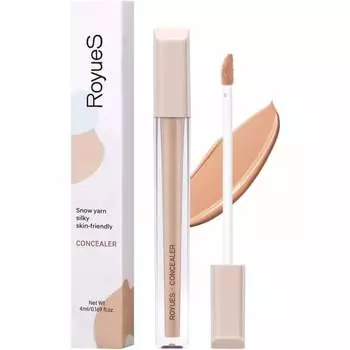 [2024 Limited] Консилер Консилер Популярный Ластик для Темных Кругов Консилер Карандаш (Медведь, Шрамы от угревой сыпи, Пятна, Поры покрытия) 4мл (04# Чай с молоком)