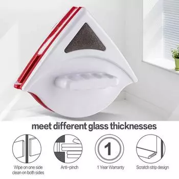 2024 Магнитный очиститель окон Бытовой офисный специальный инструмент для мытья стеклянных окон Автоматический сброс воды Двухслойный стеклоочиститель