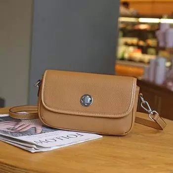 2024 маленькая сумка через плечо, женские сумки-мессенджеры из натуральной кожи, модные женские сумки с замком, кошелек, высококачественная коровья сумка с клапаном