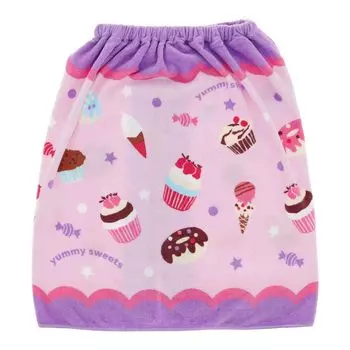 2024 Marushin 60 см Длина Полотенце-обертка SUN HEART Бассейн Девочки Мальчики Полотенце для бассейна Плавание Море Защита от УФ-лучей 0625017200 Детское