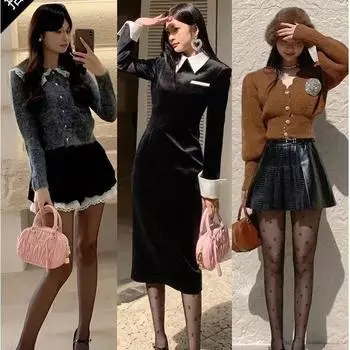 2024 Mary Jane Туфли на толстом каблуке женские квадратные туфли на высоком каблуке Temperament Line с Rhindiamonds лакированная кожа профессиональная обувь 8 см 34