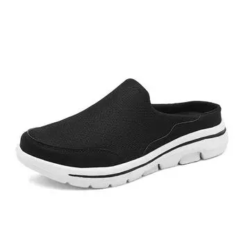 2024 Men Half Slippers Anti-slip Men s Casual Shoes Lightweight Women Flat Slippers Breathable Fashion Slip on Flats Outdoor 48 35