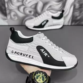 2024 Men Running Shoes Outdoor Sport Jogging Sneakers New Vulcanized Shoes Flat Casual Sneakers for Men Shoes Zapatillas Hombre 42