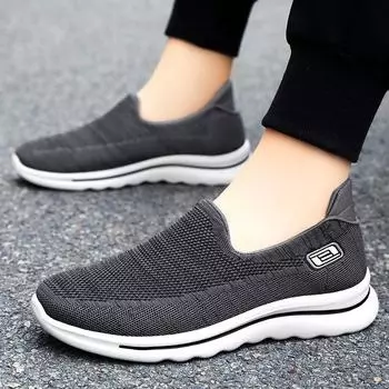 2024 men s breathable mesh casual sports shoes comfortable lazy shoes casual shoes men s odor resistant shoes versatile 39