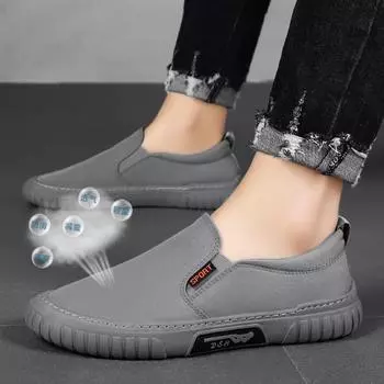 2024 Men s New Fashion Style men s shoes Versatile Comfortable Casual Slip-On slip on shoes 39