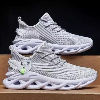 2024 Men s Sneakers Luxury Lightt Mesh Male Running Jogging Shoes Summer Breathable Walking Sport Shoes for Men Large Size 48 39 коричневый