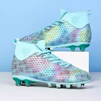 2024 Мужские футбольные бутсы большого размера Сверхлегкие футбольные бутсы для мальчиков Кроссовки Нескользящие AG/TF Футбольные бутсы Ботильоны Унисекс2024 M 35
