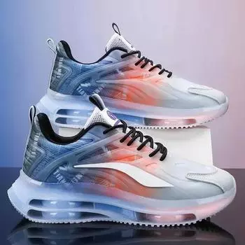2024 Men Shoes Air Cushion Sole Vamp Trainers Breathable Sneakers Mesh Fabric Shock Absorption Basketball Sports Shoes Male 38