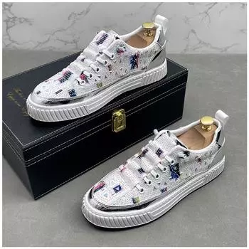 2024 Men Sneakers Fashion Running Casual Shoes Gold Mens Shoes Comfortable Air Cushion Sport Tennis Shoes Zapatillas de Hombre 38 чёрный