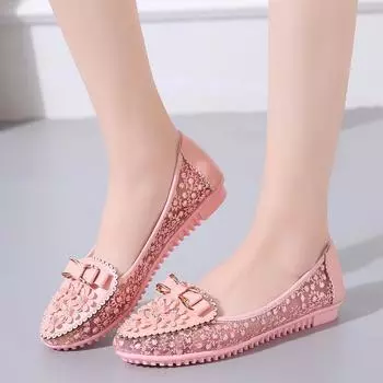 2024 Mesh Breathable Women s Flats Shoes Soft Non-slip Lazy Person Loafers Casual Fashion Femme Walking Shoes Zapatos De Mujer 36 синий