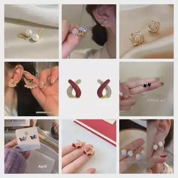 2024 Mingqing модные простые закаленные серьги: Цельная игла из серебра 925 пробы, летний стиль. Simple style 22