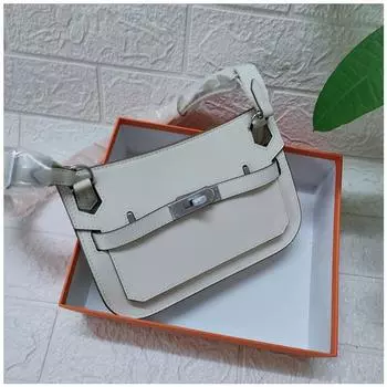 2024 Мини-сумка Gypsy с замком: Модная сумка через плечо и почтальон из коровьей кожи с верхним слоем для женщин 22 CM