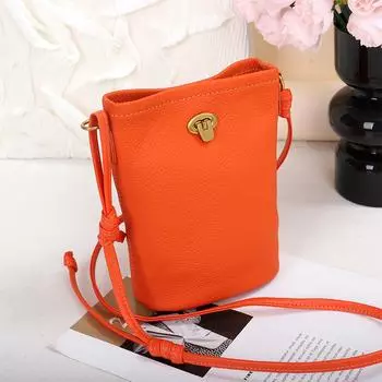 2025 Мини женские сумки через плечо из натуральной кожи сумка через плечо для телефона первый слой из коровьей кожи маленькая сумка-кошелек сумка-ведро чёрный