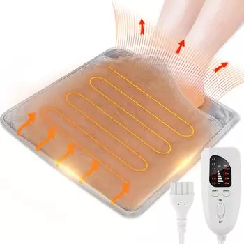 2024 Model Foot Electric Foot Foot Hot 6 Level Temperature Energy Odor Overheating Electric Foot Electric Heating Easy to Prevents Sensitivity to PSE