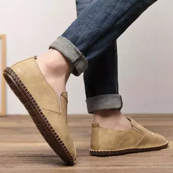 2024 модная новая мужская кожаная обувь, повседневная дышащая деловая мужская обувь 38