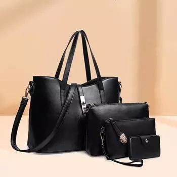 2024 Модная новая сумка для тещи, комплект из трех предметов, сумка через плечо на одно плечо