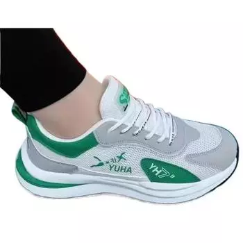 2024 Модная обувь Новые кроссовки Fly-Knit Весна и лето Мягкая подошва Повседневная обувь для мам с сетчатым низким верхом Кроссовки для бега и студентов 36