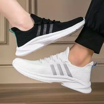 2024 модная удобная спортивная прогулочная обувь унисекс для студентов, пары, повседневные дышащие кроссовки для бега на открытом воздухе, 16 цветов 36 белый
