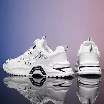 2024 модные мужские повседневные кроссовки дышащая мужская обувь новый стиль спортивные прогулочные кроссовки мужские 36 бежевый