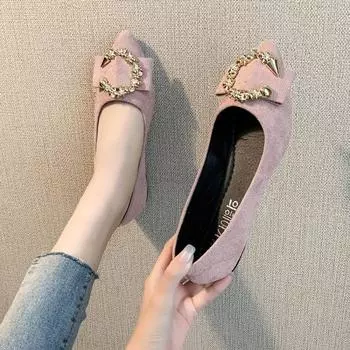 2024 модные повседневные лоферы, женские туфли на плоской подошве, женская элегантная удобная обувь с узлом-бабочкой, женская мягкая классическая офисная обувь 35 чёрный