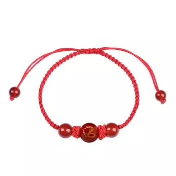 2024 Модный Год Браслет Lucky Red Rope Для Женщин Стиль Браслет Подарки Женские Украшения N A1I6 Red-1pcs