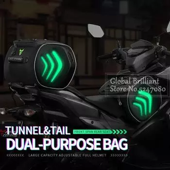 2024 Мотоциклетные сумки на заднее сиденье 20 л, многофункциональная сумка для шлема мотоциклиста, рюкзак для мотоциклиста, дорожные сумки для седла сзади