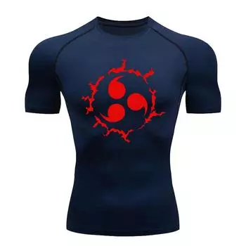 2024 Мужская компрессионная футболка, спортивная одежда для бега, спортзала, бодибилдинга, быстросохнущая, летний спортивный топ, S-3XL S