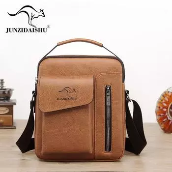 2024 Мужская модная сумка через плечо + 2023 Маленькая повседневная сумка через плечо чёрный