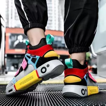 2024 Мужская обувь теннисные туфли класса люкс Trainer Race Дышащая обувь модные мокасины кроссовки для бега для мужчин Кроссовки мужские повседневные 36