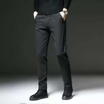 2024 Мужские брюки для бега Быстросохнущие тонкие повседневные брюки Спортивные брюки с карманами на молнии Спортивная одежда Спортивные брюки для бега 33 серый