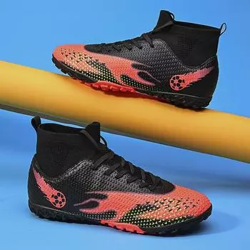 2024 Мужские футбольные бутсы большого размера Сверхлегкие футбольные бутсы для мальчиков Кроссовки Нескользящие футбольные бутсы AG/TF Ботильоны унисекс 35