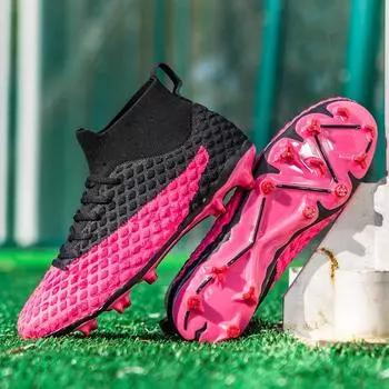 2024 Мужские футбольные бутсы большого размера Сверхлегкие футбольные бутсы для мальчиков Кроссовки Нескользящие футбольные бутсы AG/TF Ботильоны унисекс 35