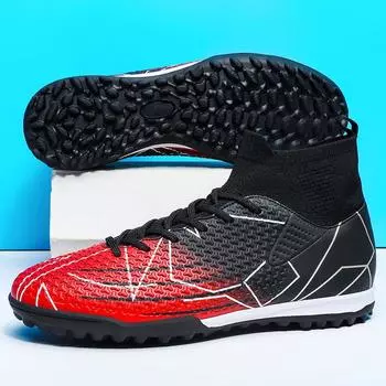 2024 Мужские футбольные бутсы большого размера Сверхлегкие футбольные бутсы для мальчиков Кроссовки Нескользящие футбольные бутсы AG/TF Ботильоны унисекс 35