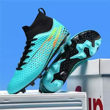 2024 Мужские футбольные бутсы большого размера Сверхлегкие футбольные бутсы для мальчиков Кроссовки Нескользящие футбольные бутсы AG/TF Ботильоны унисекс 35