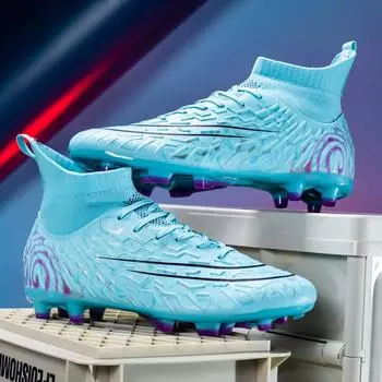 2024 Мужские футбольные бутсы большого размера Сверхлегкие футбольные бутсы для мальчиков Кроссовки Нескользящие футбольные бутсы AG/TF Ботильоны унисекс 35