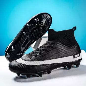 2024 Мужские футбольные бутсы большого размера Сверхлегкие футбольные бутсы для мальчиков Кроссовки Нескользящие футбольные бутсы AG/TF Ботильоны унисекс 35