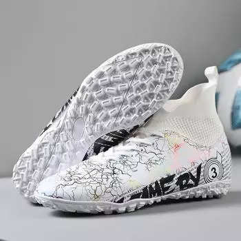 2024 Мужские футбольные бутсы большого размера Сверхлегкие футбольные бутсы для мальчиков Кроссовки Нескользящие футбольные бутсы AG/TF Ботильоны унисекс 35