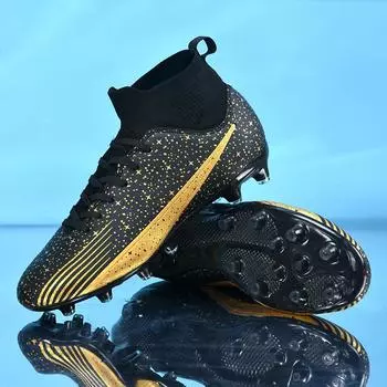 2024 Мужские футбольные бутсы большого размера Сверхлегкие футбольные бутсы для мальчиков Кроссовки Нескользящие футбольные бутсы AG/TF Ботильоны унисекс 36