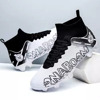 2024 Мужские футбольные бутсы большого размера Сверхлегкие футбольные бутсы для мальчиков Кроссовки Нескользящие футбольные бутсы AG/TF Ботильоны унисекс 35