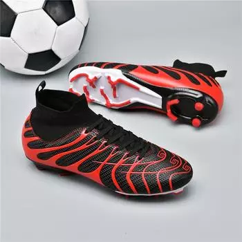 2024 Мужские футбольные бутсы большого размера Сверхлегкие футбольные бутсы для мальчиков Кроссовки Нескользящие футбольные бутсы AG/TF Ботильоны унисекс 35