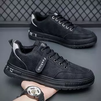 2024 Мужские кроссовки Дизайнерская повседневная обувь Новая мода Ретро удобная спортивная обувь Платформа шнуровка Кожаные кроссовки для мужчин 39 хаки